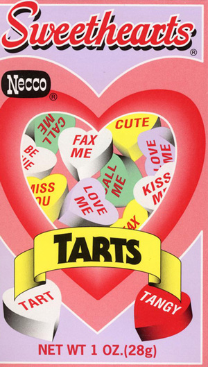 Valentine Heart Candy Sayings