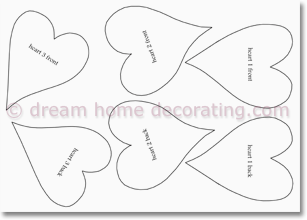 Valentine Heart Shape Printable