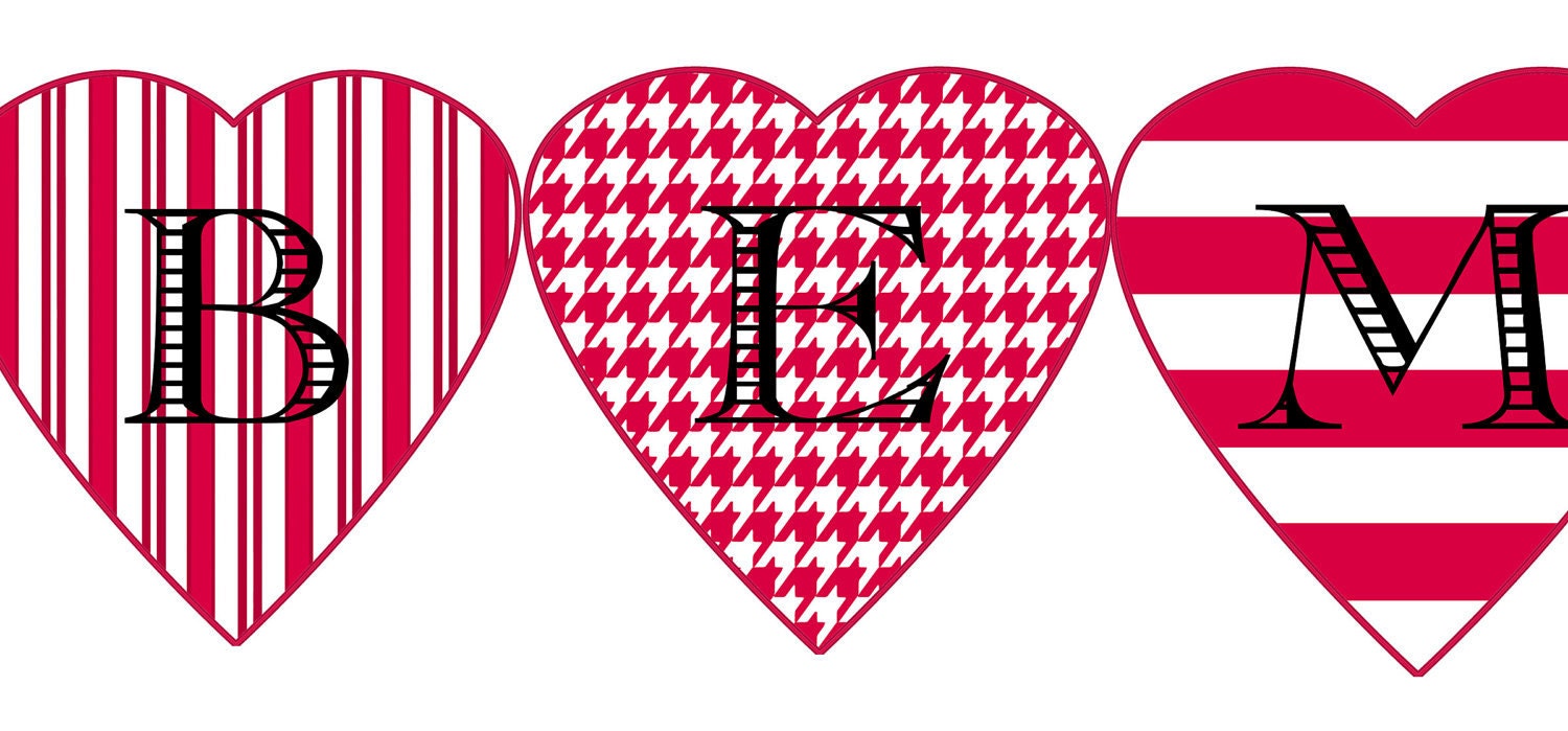 Valentine Heart Shape Printable