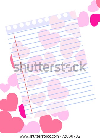 Valentine Heart Shape Template