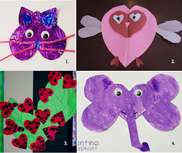 Valentine Heart Shaped Animals