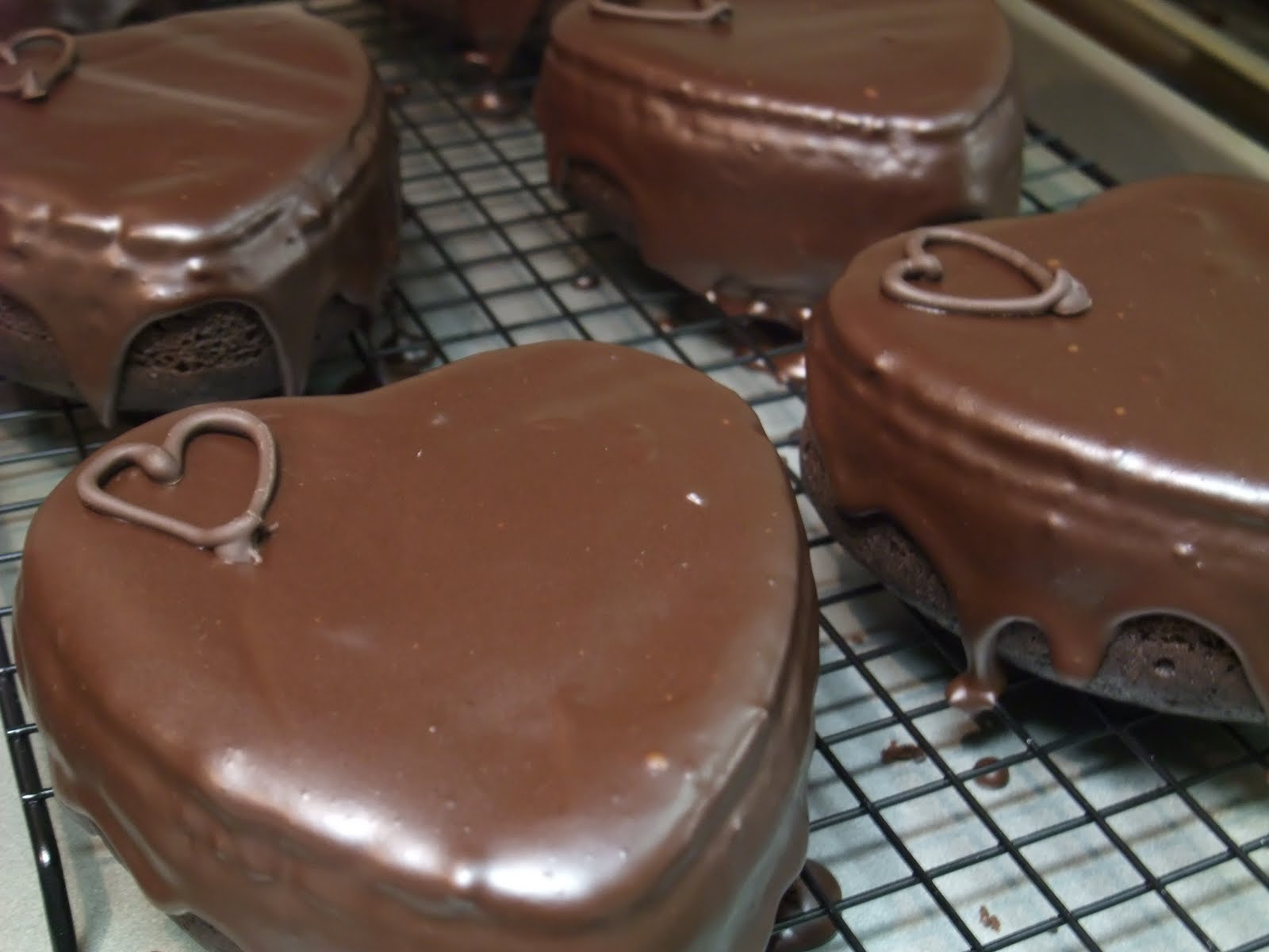 Valentine Heart Shaped Brownies