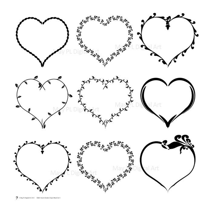 Valentine Hearts Clip Art