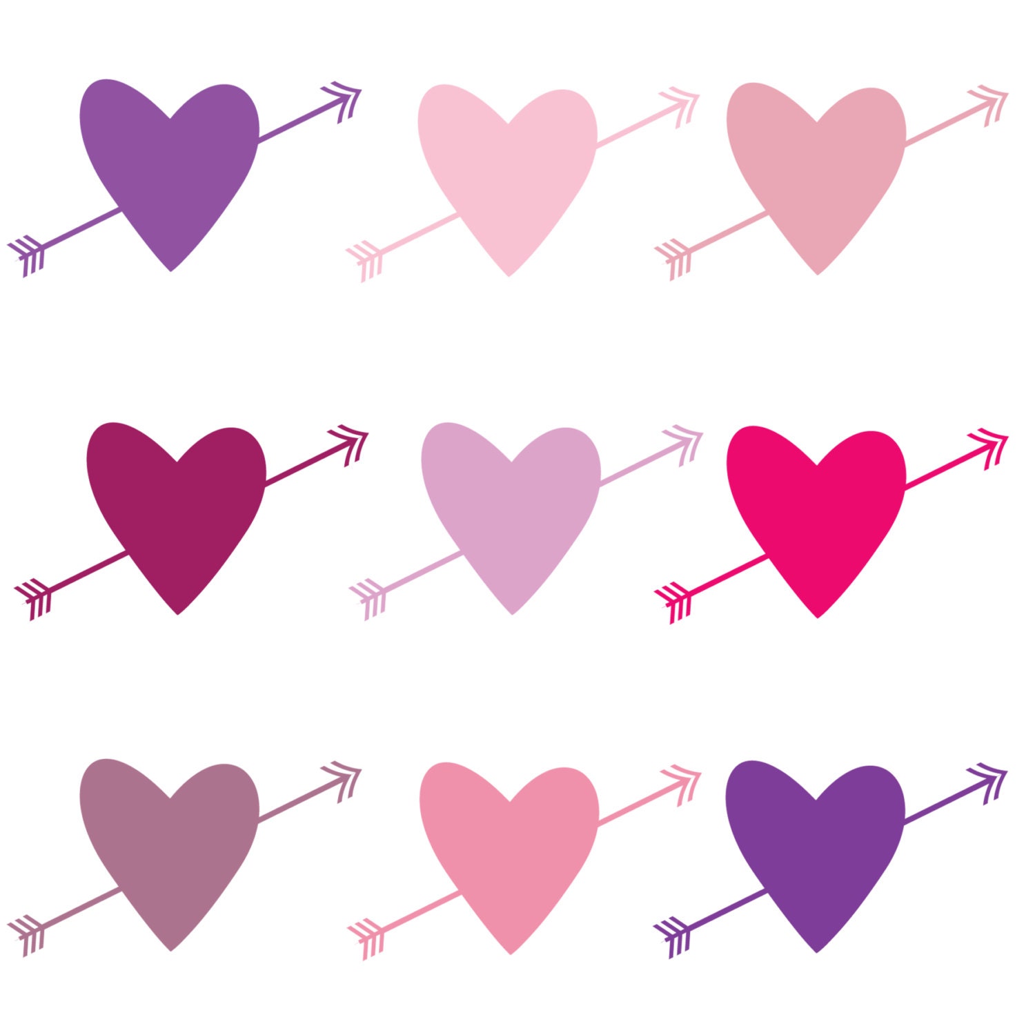 Valentine Hearts Clip Art