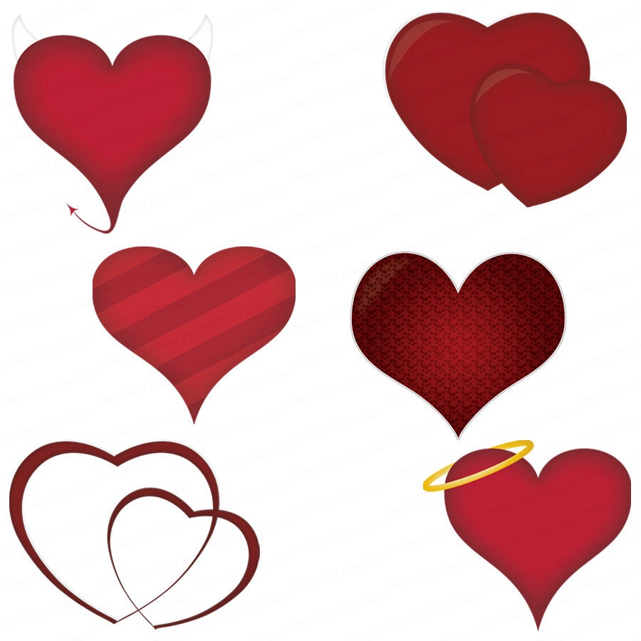 Valentine Hearts Clip Art