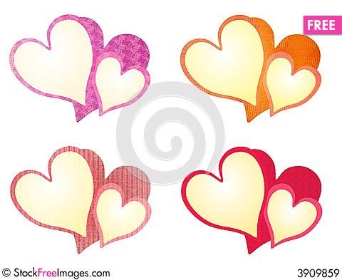 Valentine Hearts Clip Art Free