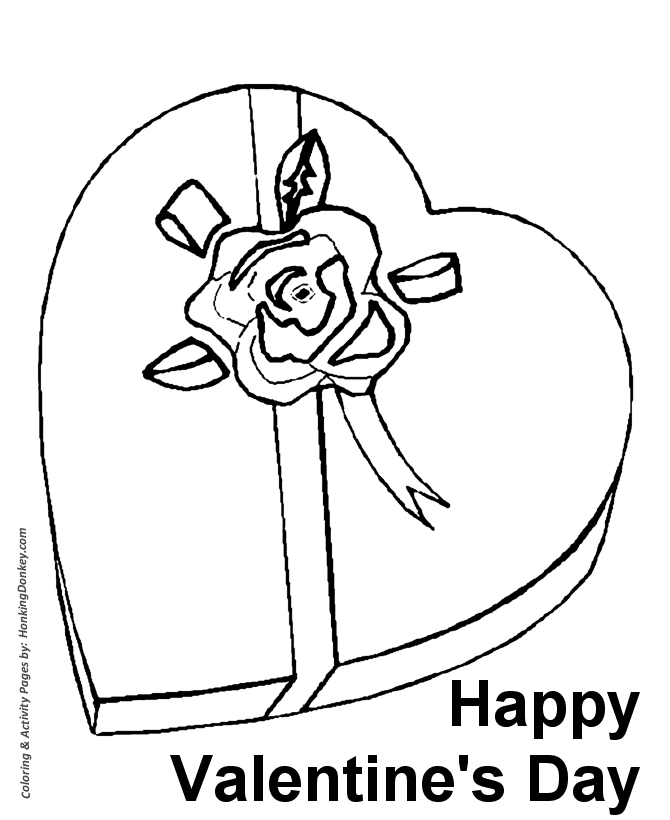 Valentine Hearts Coloring Pages