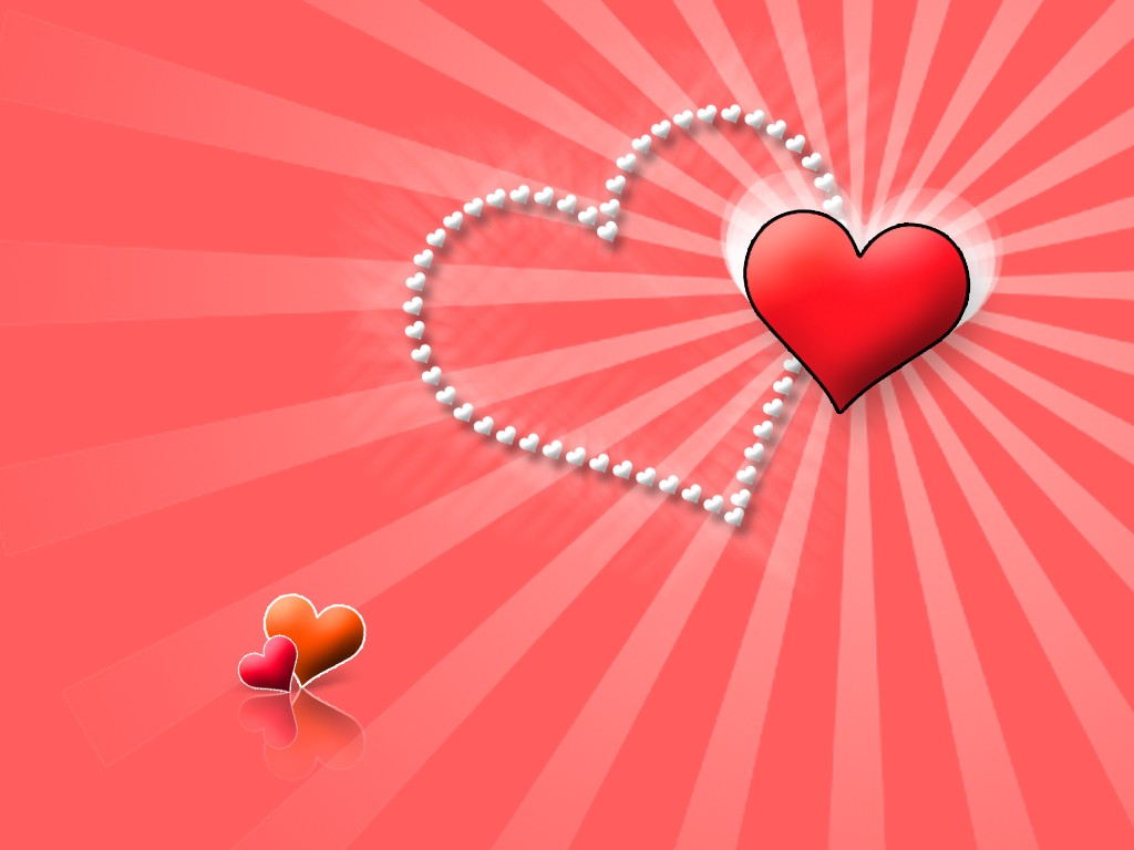 Valentine Hearts Wallpaper