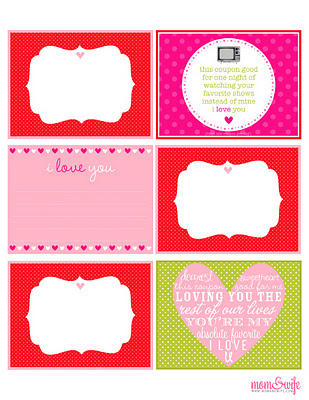 Valentines Day Love Coupons