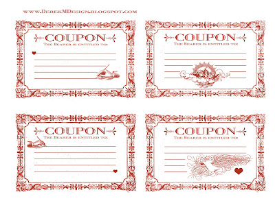 Valentines Day Love Coupons Printable