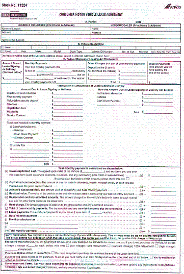 Vehicle Sales Agreement Template