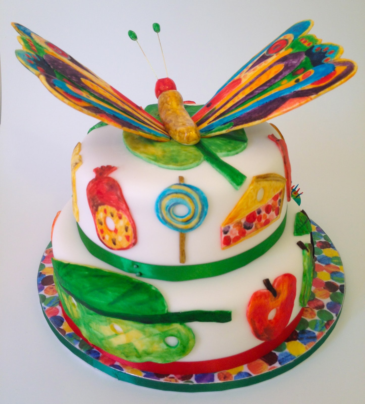 Very Hungry Caterpillar Cake