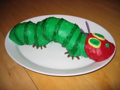 Very Hungry Caterpillar Cake