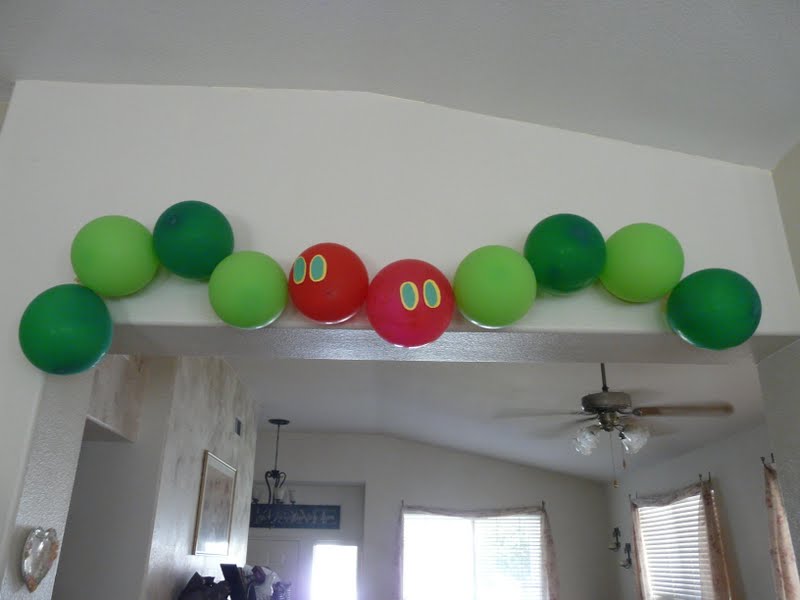 Very Hungry Caterpillar Cake Pops