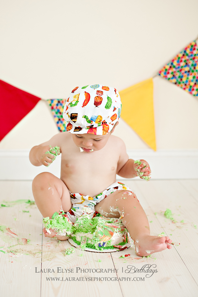 Very Hungry Caterpillar Cake Smash