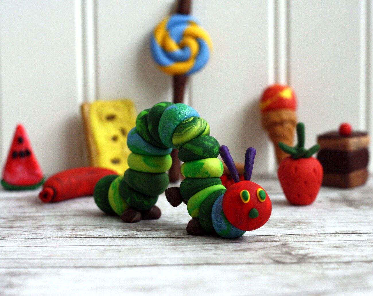 Very Hungry Caterpillar Cake Topper