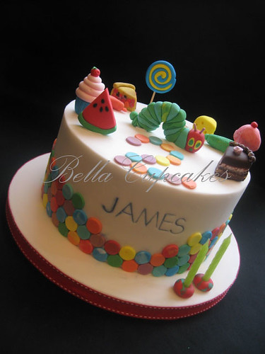 Very Hungry Caterpillar Cake Topper