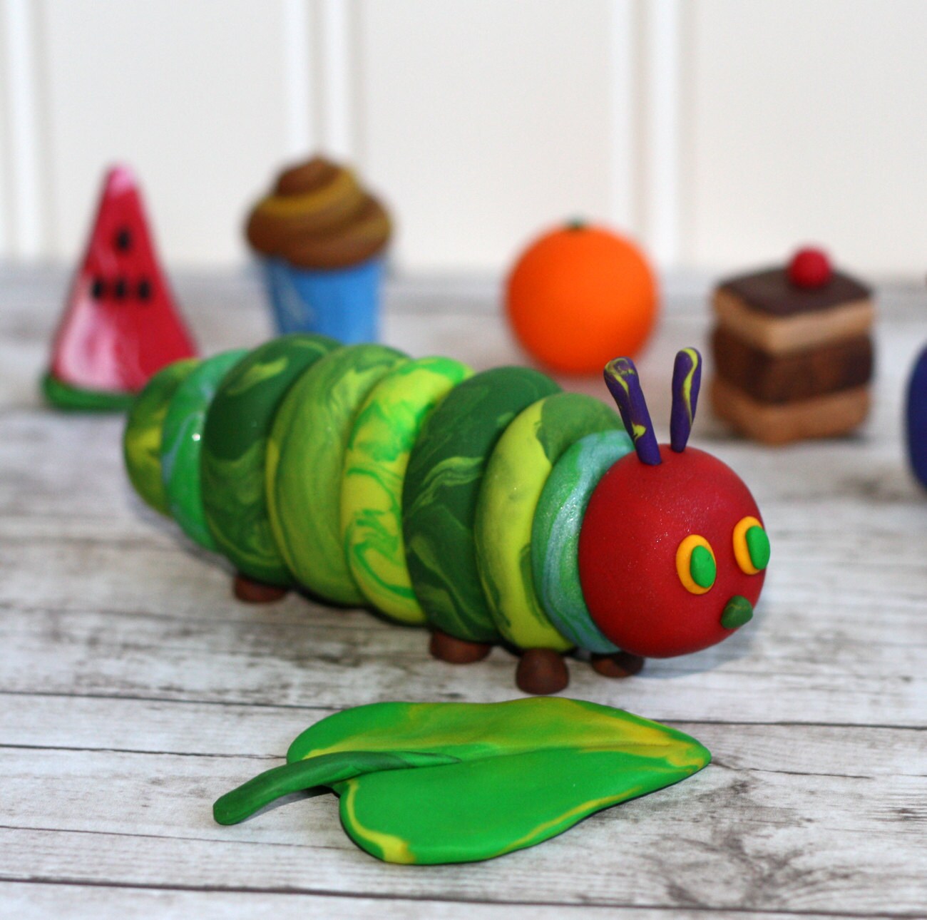 Very Hungry Caterpillar Cake Topper