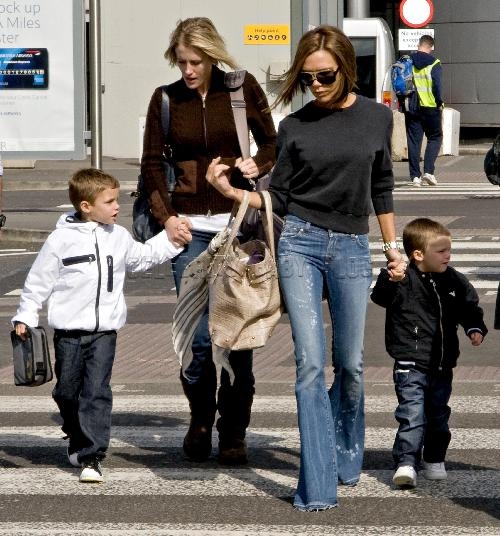 Victoria Beckham And David Beckham Kids