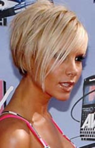 Victoria Beckham Bob Haircut Back