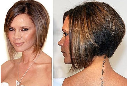 Victoria Beckham Hair Back View