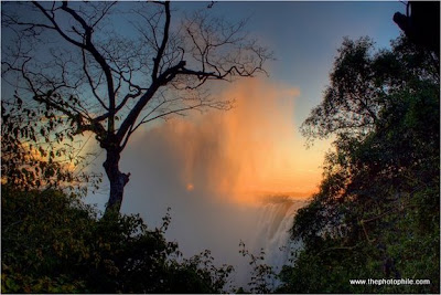 Victoria Falls Sunset