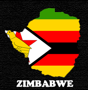 Victoria Falls Zimbabwe Flag