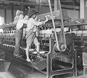 Victorian Children Playing With Toys