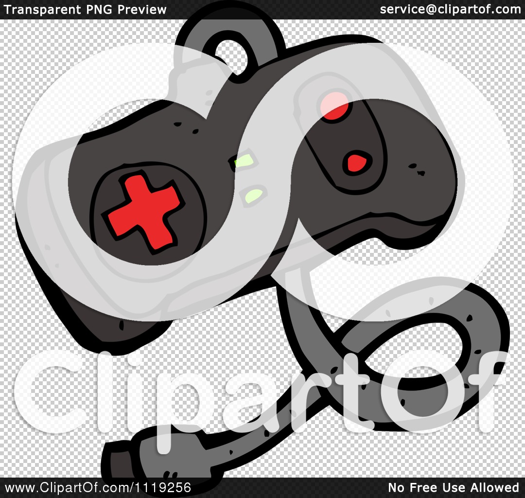 Video Game Controller Cartoon