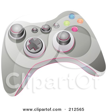 Video Game Controller Cartoon