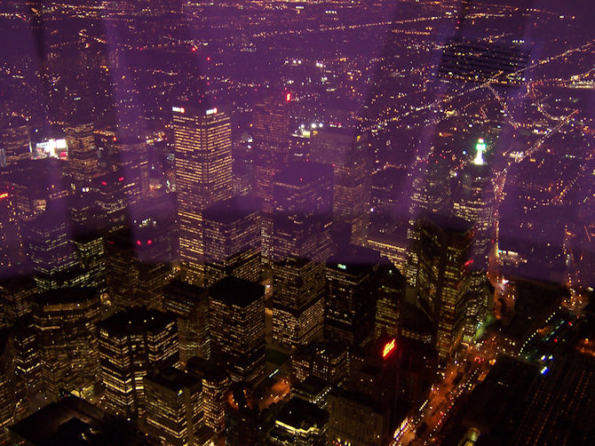 View From Cn Tower At Night