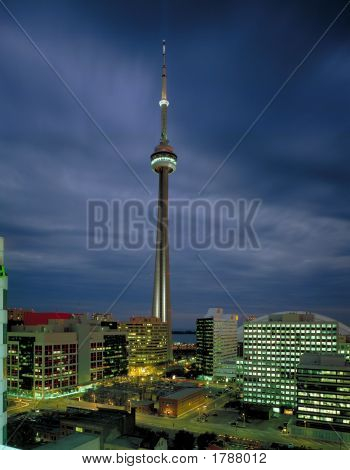 View From Cn Tower At Night