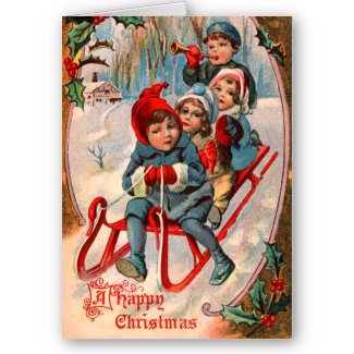 Vintage Christmas Cards Images