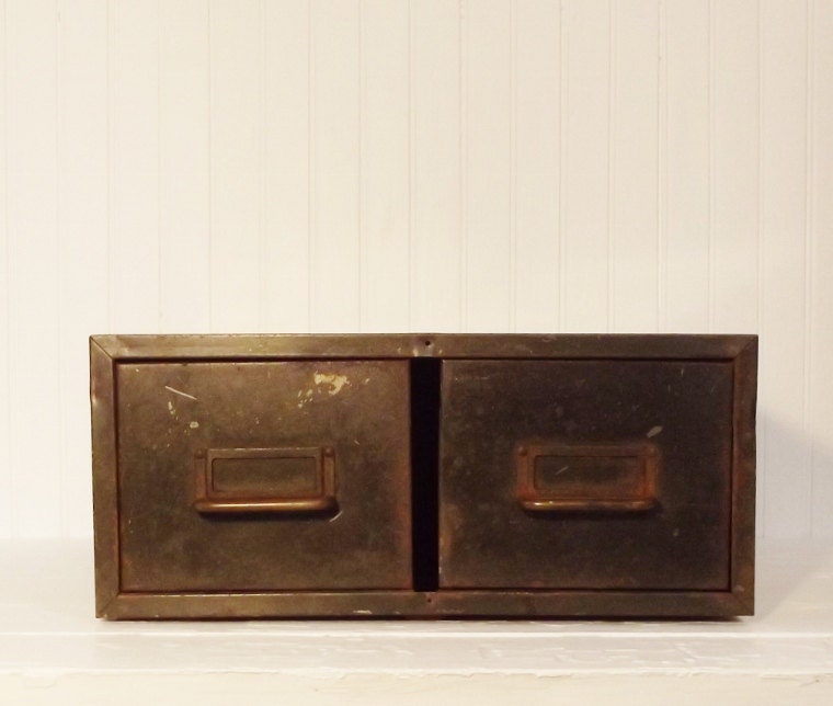 Vintage Library Card Cabinet