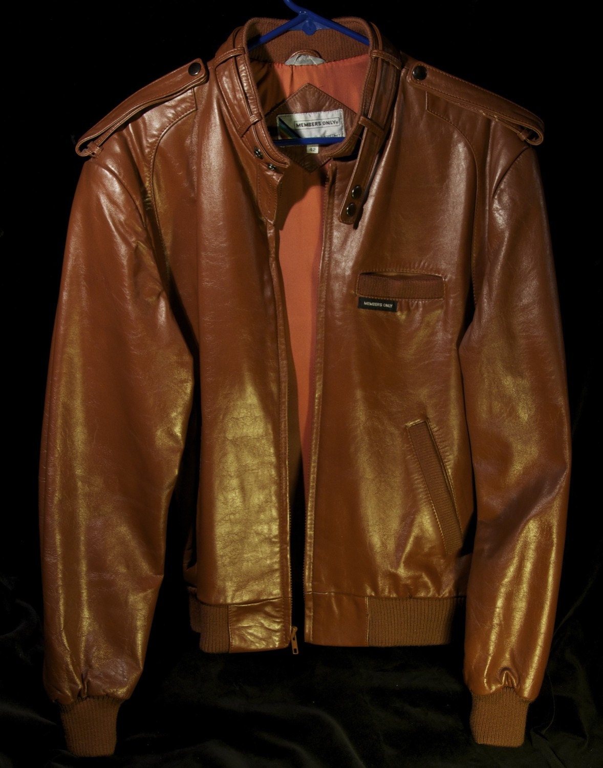 Vintage Members Only Leather Jacket