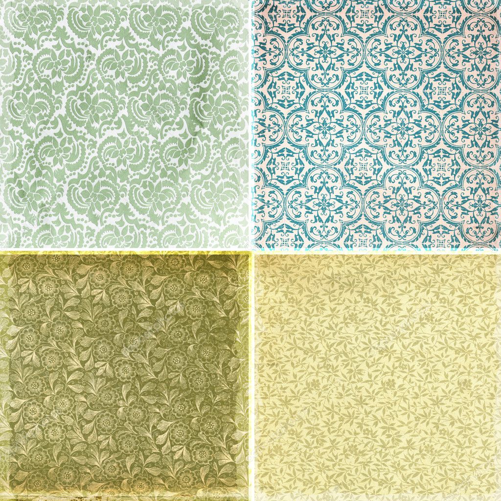 Vintage Patterns Wallpaper