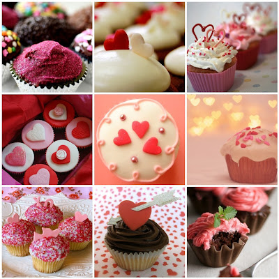 Vintage Valentine Cupcakes