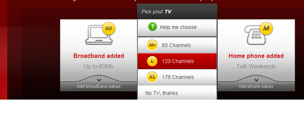 Virgin Media Packages Tv