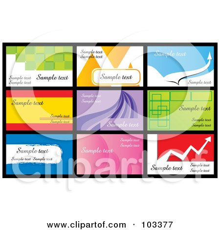 Visiting Card Design Sample Free Download