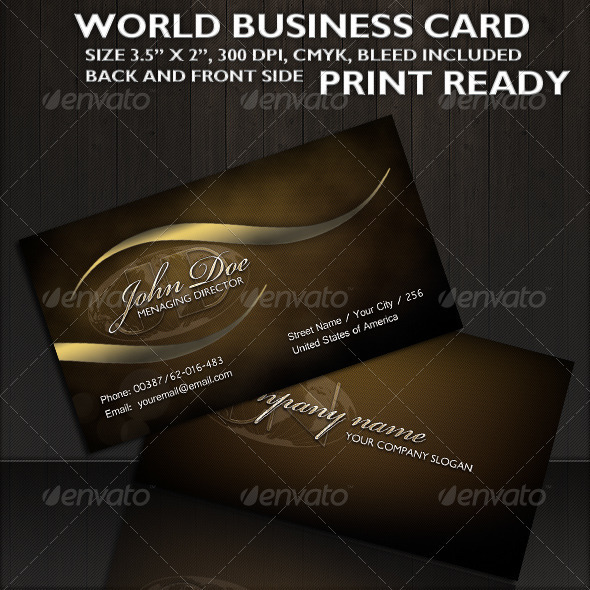 Visiting Card Models Photoshop