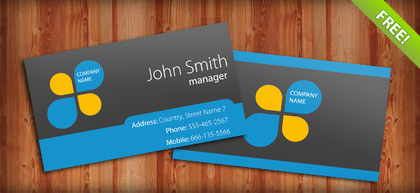 Visiting Card Models Psd Free Download