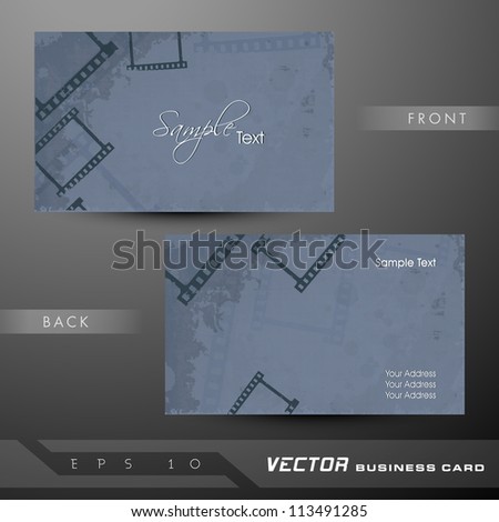 Visiting Card Sample For Business