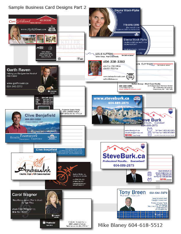 Visiting Card Samples For Professionals