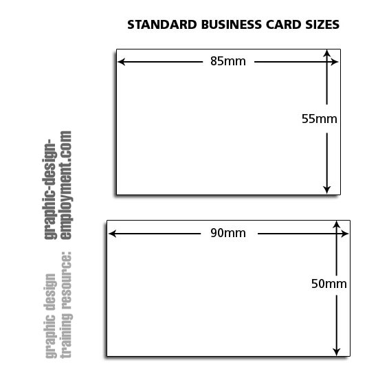 Visiting Card Size