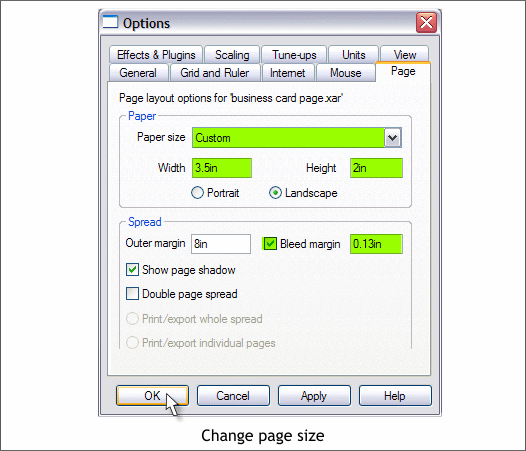 Visiting Card Size In Cm