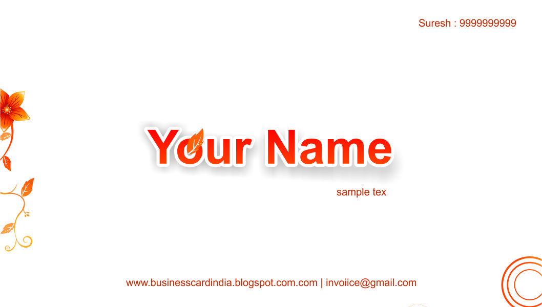 Visiting Card Templates For Coreldraw