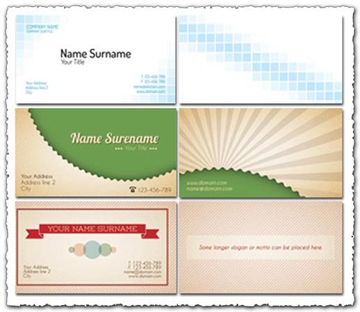 Visiting Card Templates For Coreldraw