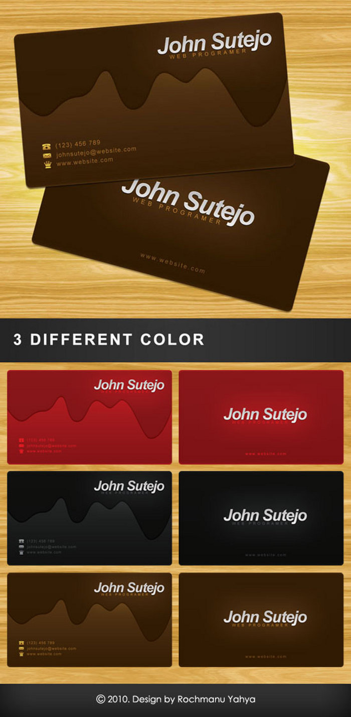 Visiting Card Templates Psd