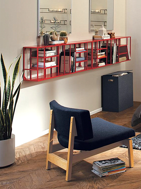 Wall Mounted Bookshelves Designs