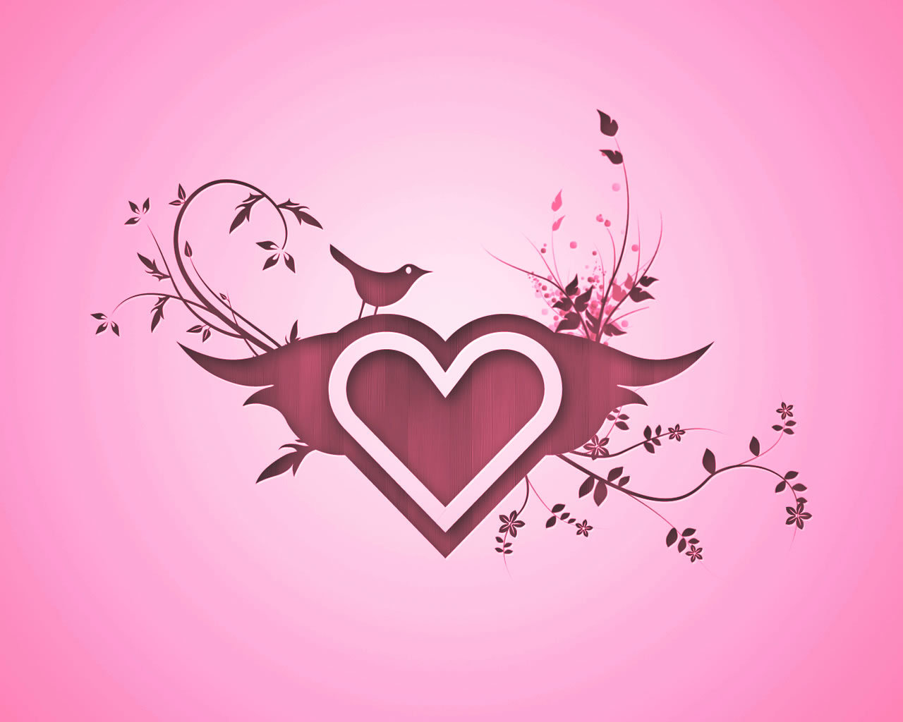 Wallpaper Love Pink